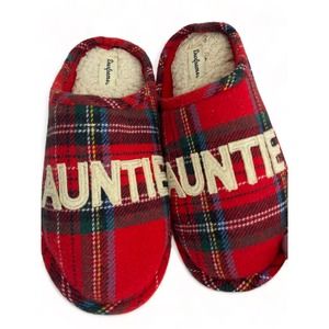 Dearfoams Women's Auntie Slippers Size Medium/7-8
